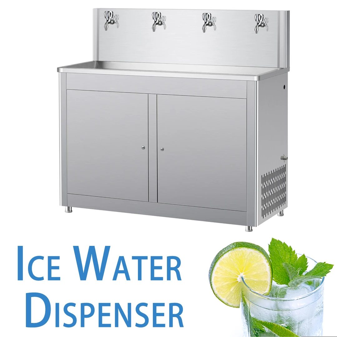 Stainless steel refrigeration compressor Water Cooler filter dispenser cold water dispenser for school park airport