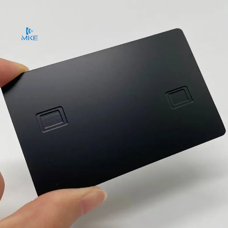 magnetric stripe and signature strip slot credit metal card stainless steel rfid cards