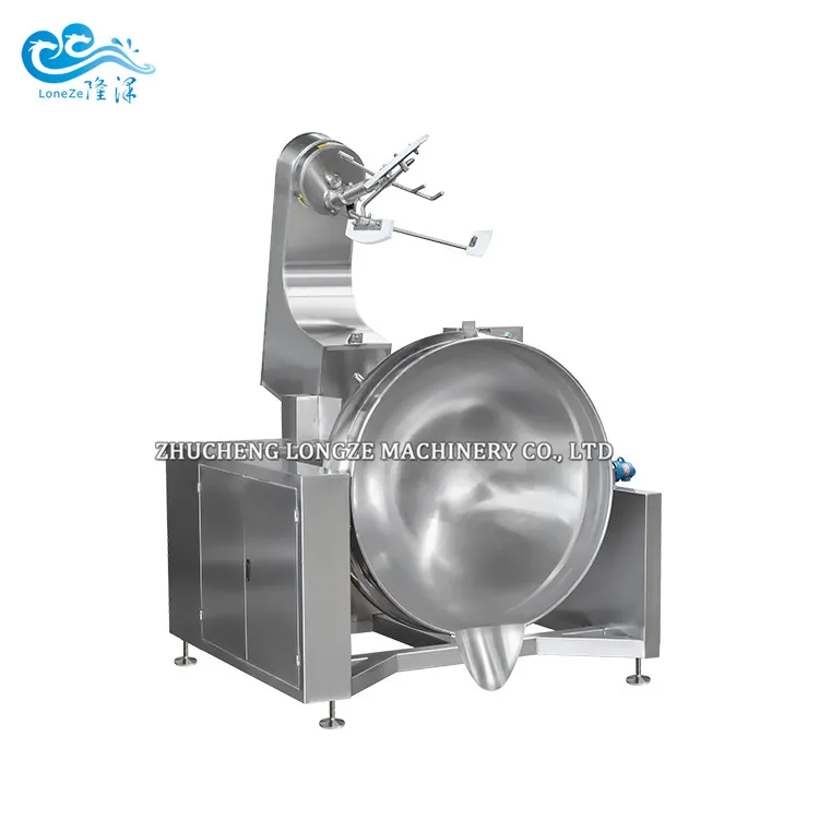 Automatic double planetary chili sauce machine on hot