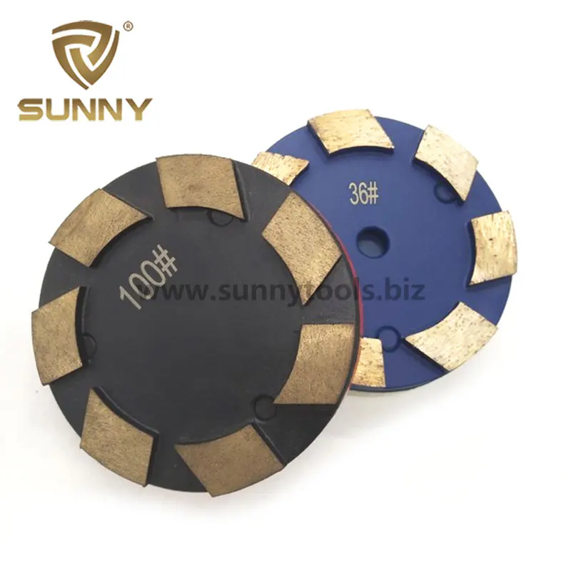 New arrivals diamond grind shoes concrete use 100mm diamond grinding block for industrial