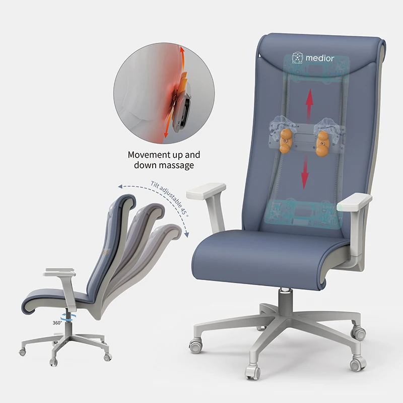 Hot sale Gamer office  Leather Ergonomic Reclining Chair Modern Swivel Gaming Chair Massage Convertible Massage chair wholesale