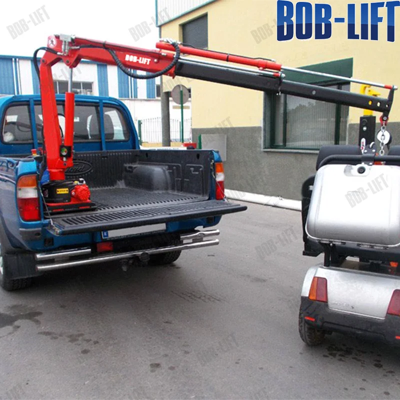 Safty portable tow truck bed crane for sale