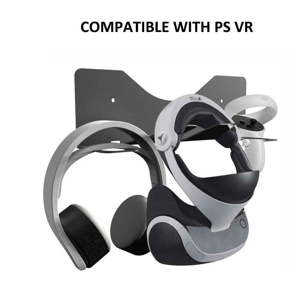Металлическая настенная подставка для гарнитуры VR Oculus стойка с крюком хранения Quest 2