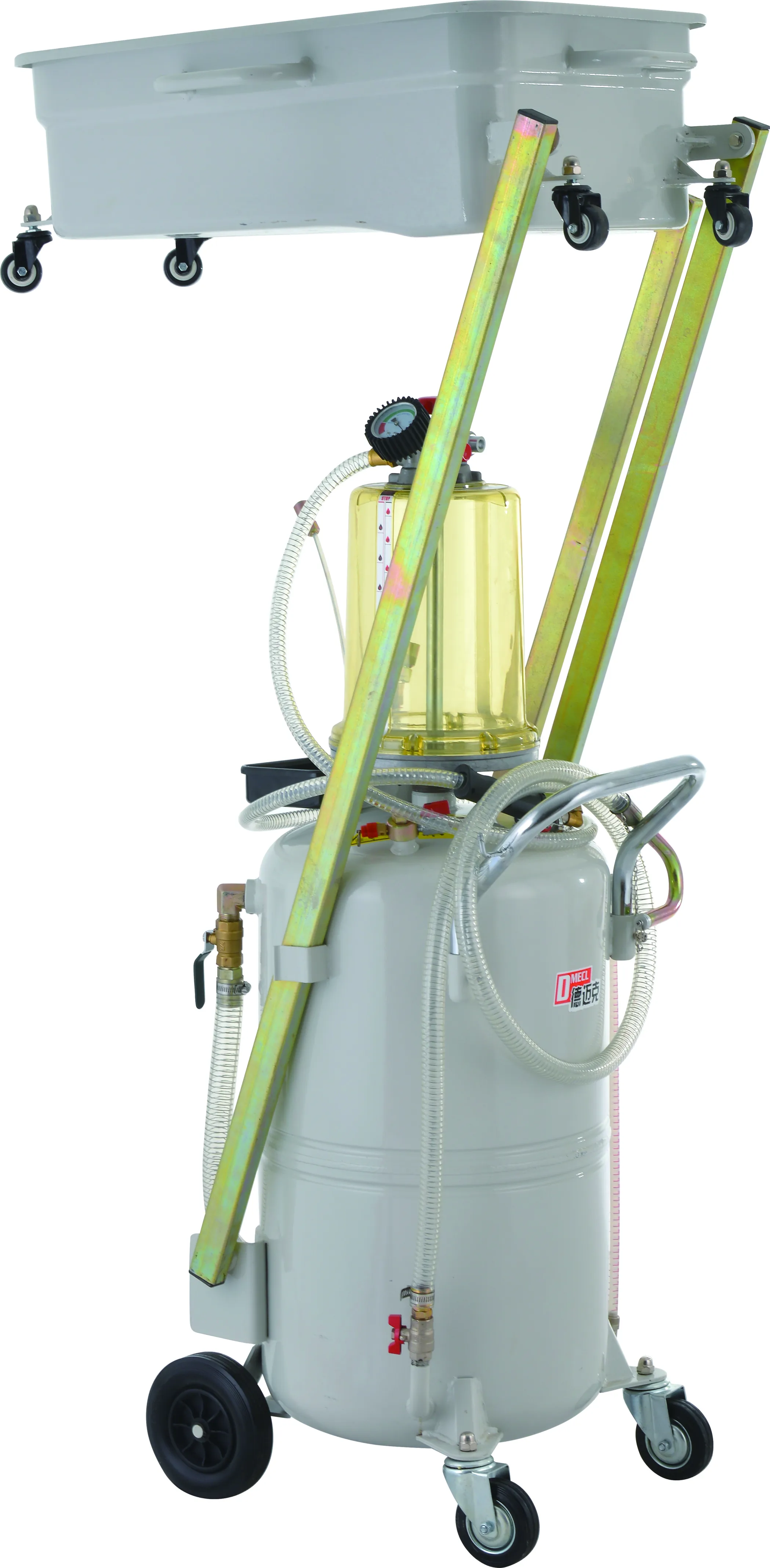 Waste Oil Drain Tank 90L Oil Drain Air Operated Drainer Oil Change, Oil Drain Container, Fluid Fuel Transfer Drai