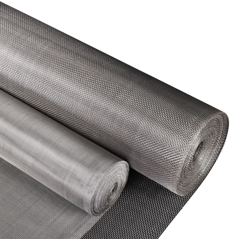 Stainless Steel Woven Screen Mesh 304 316 Ultra Fine 1 2 4 5 10 Micron 304 316 Stainless Steel Metal Wire Rope Net Mesh