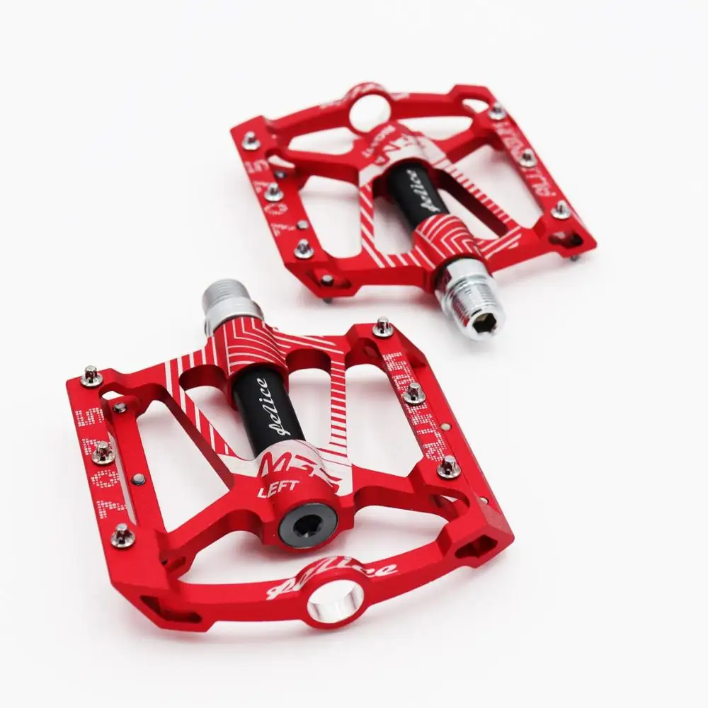 Велосипедная педаль для MTB, Плоские Педали, ультралегкие алюминиевые педали с ЧПУ, Таблица