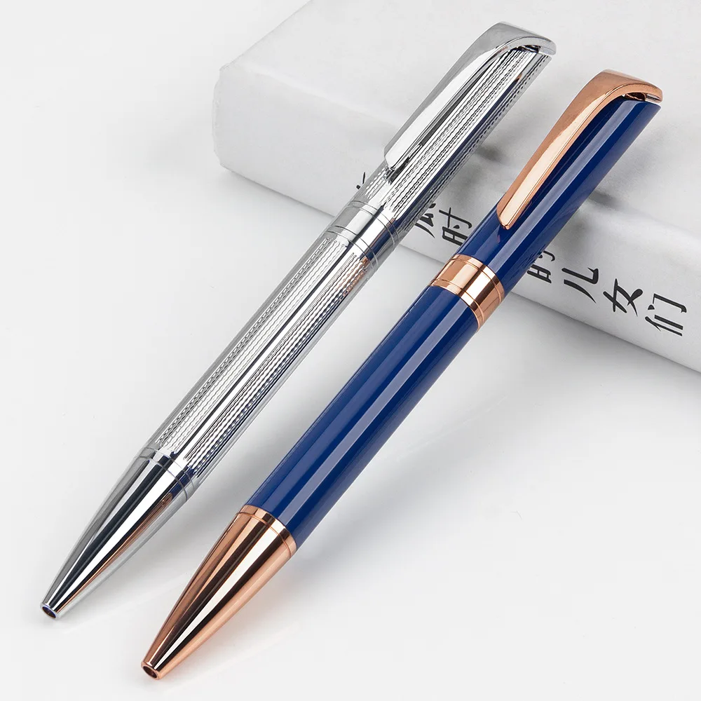 XINMEI Creative ballpoint pen multi-color rotary electroplated engraved gift pen commercial advertising metal pen