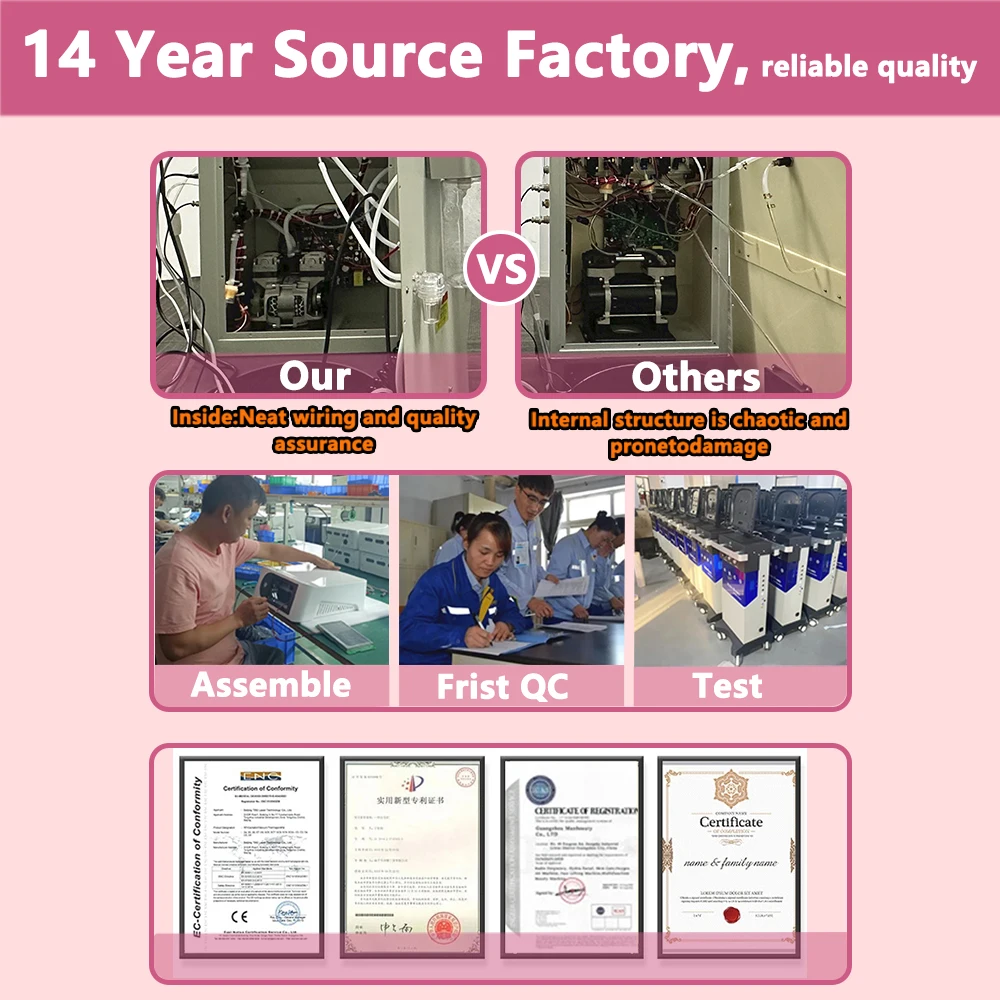 Facial Machine Hydro Multiple Options 5/6/7/8/9/10/11/12/14 En 1 Best Aqua Peel Facial Machine