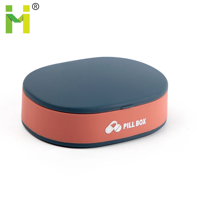 Wholesale Small Travel-Suitable PP Pocket Plastic Medicine Case 6-Case Pill Storage Boxes
