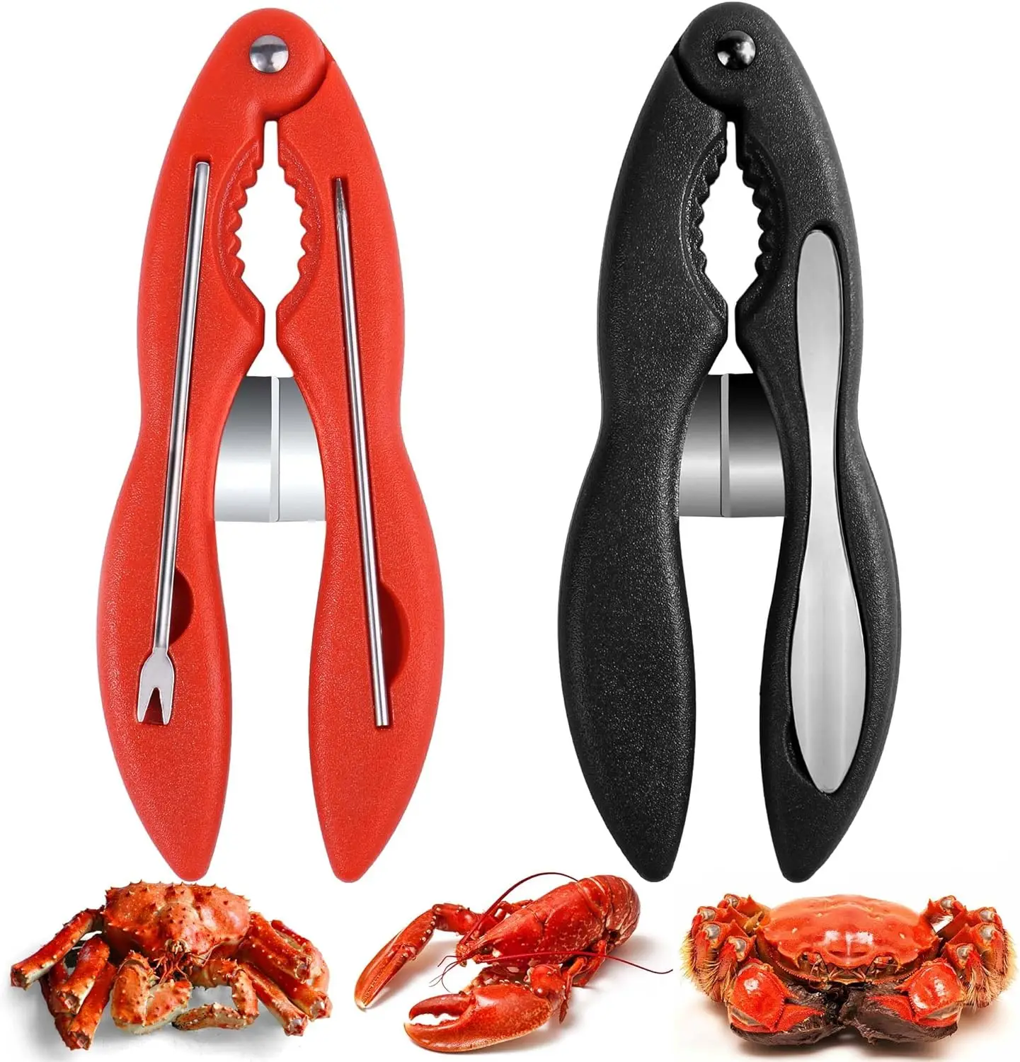 Multifunctional Crab Leg Crackers and Tools Portable Lobster Crackers and Picks Set Shellfish Crab Claw Cracker