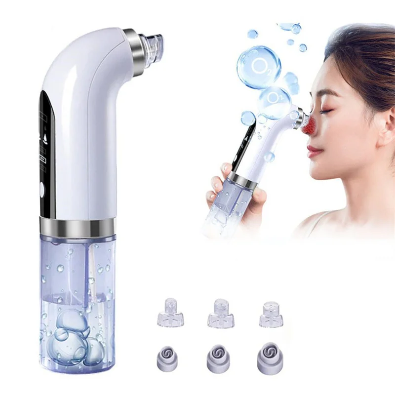 SWIDA Beauty Electric Micro Bubble Water Cycle Vacuum Blackhead Remover Pore Cleaner for Acne Pimple Pore Treatment