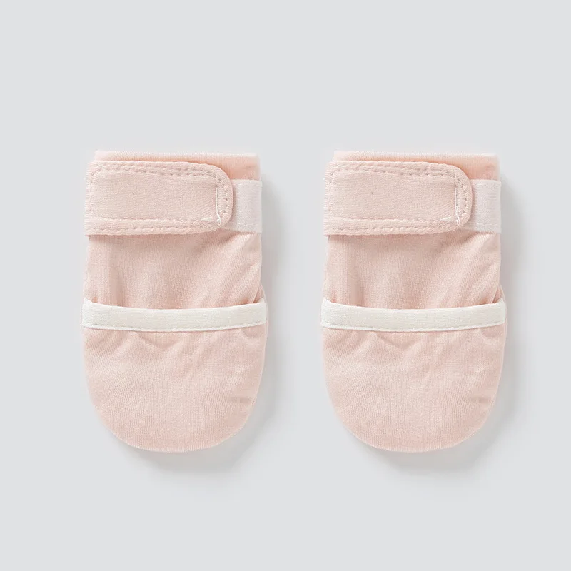 Factory manufacturer bamboo spandex plain color warm toddler stripe  baby mittens