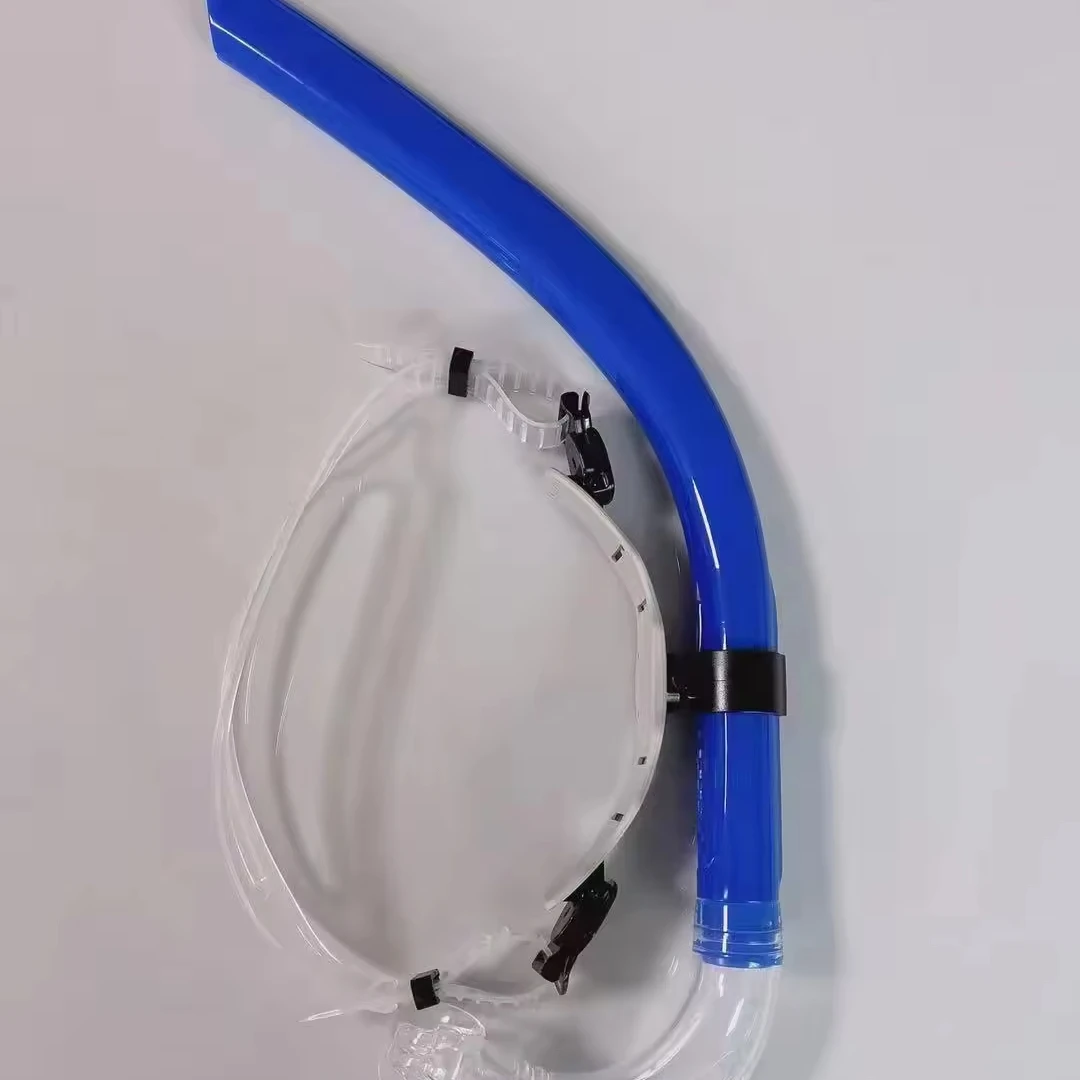 Adult Full Dry Silicone Diving Snorkel Breath Tube for Underwater Swimming and Snorkeling Gear