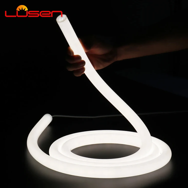 HS-O30 Neon Lights 360 Degree Silicone Neon Flexible Tube Light Waterproof For Indoors Outdoors Decor