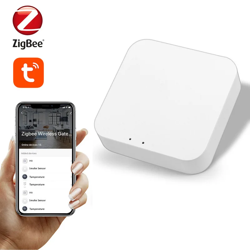 Tuya Zigbee 3.0 Gateway HUB Wireless Smart Home Bridge Smart Life Remote Control Zigbee Protocol Works With Alexa Google Home