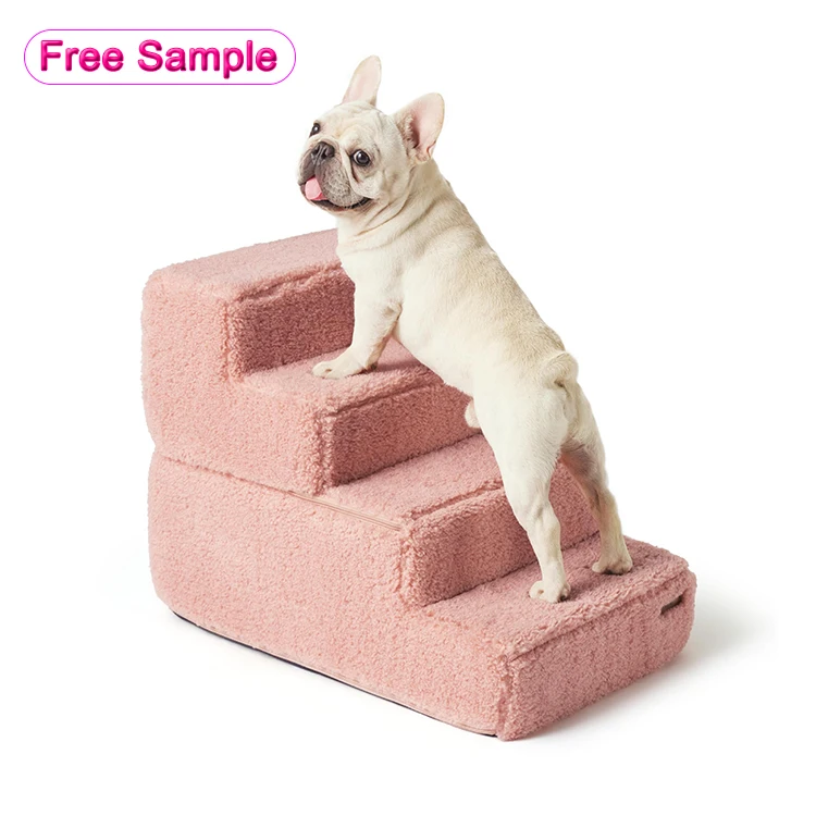 Dog House Stairs Pet 2 3 4 5 Steps Stairs for Small Dog Cat Pet Ramp Ladder Anti-slip Removable Dogs Bed Stairs