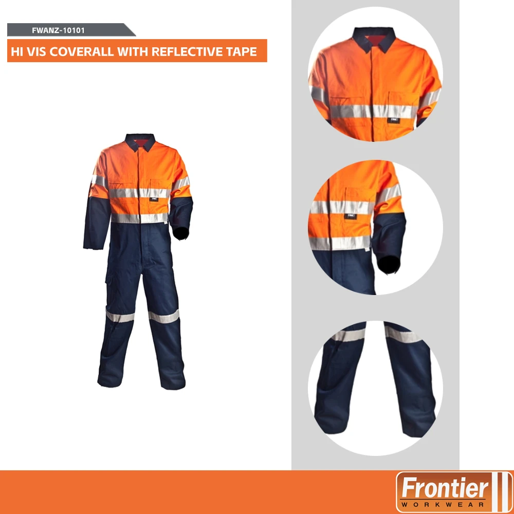 High Visibility Jacket Pants Suit Road Construction Work Safety Clothing Workwear Frc Clothing Fire Retardant Coverall
