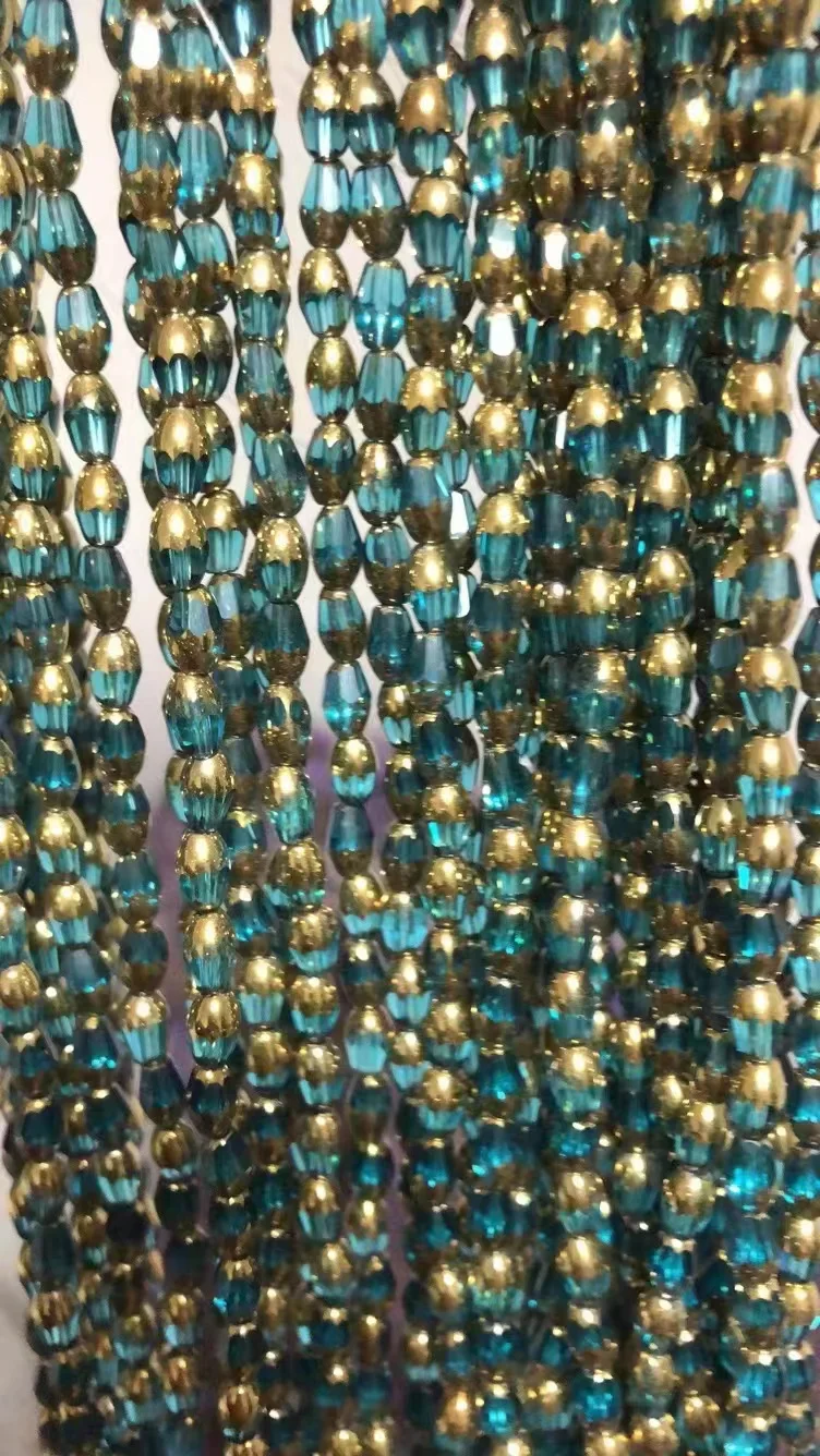 Незакрепленные бусины 4*6 мм для изготовления ювелирных изделий из полудрагоценного камня