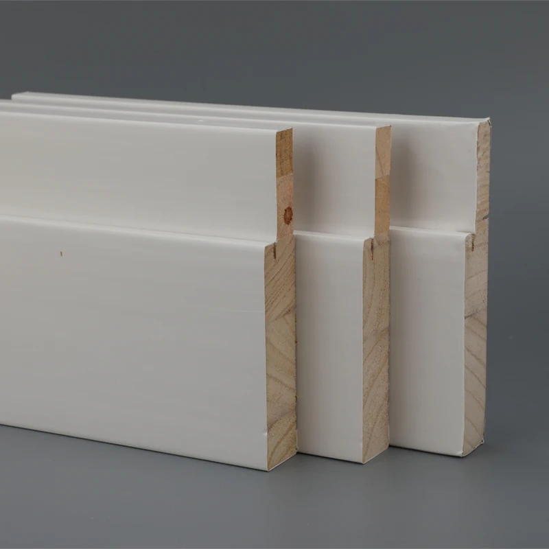 Wood Coated Veneer Customized Home Deco Contemporary Wood Frame Exterior Door Jamb