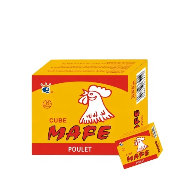 HALAL natural 5g chicken stock cube seasoning cube  poulet bouillon cube