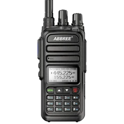 ABBREE  AR-830 NOAA Walkie Talkie 136-520MHz Air Band Wireless Copy Frequency High Power Support Type-C Charger Two-Way Radio