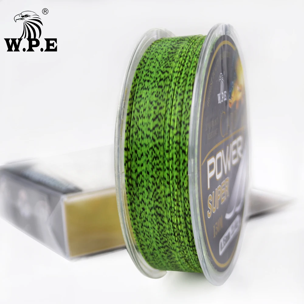 W.P.E Customized Brand Super Power 0.2mm-0.60mm Fluorocarbon Coating Fishing Line 10-41KG Fast Sinking Line Carp fishing Line