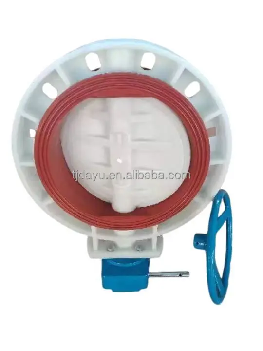 Since 2009 Durable Quality Stainless Steel Reduction Gearbox Pvc-u Clamp butterfly Valve Dn50 to Dn400
