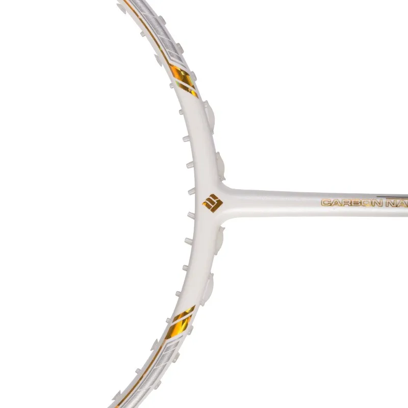 Cheap price graphite badminton racket racquet in white color