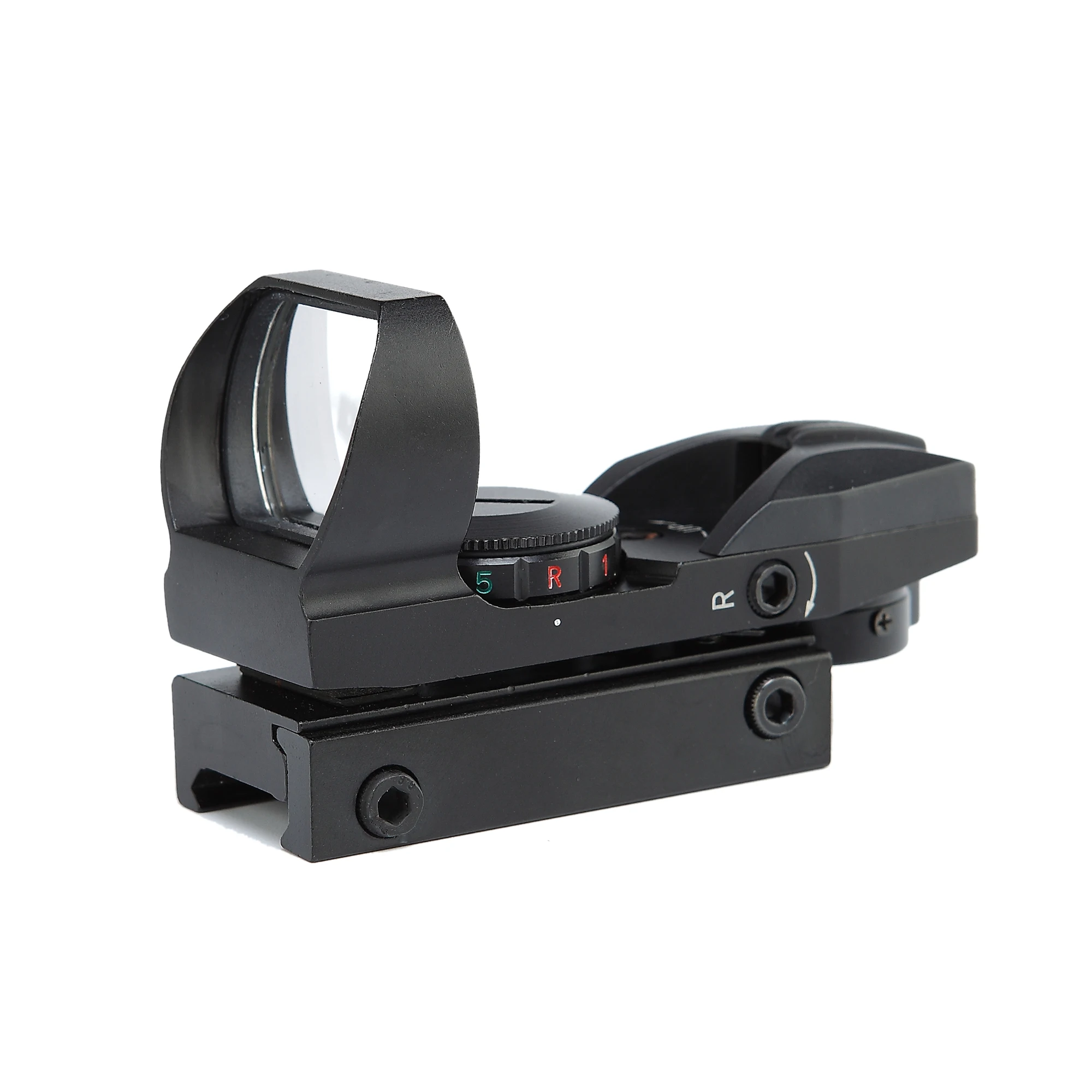 
Holographic Open Red Green Dot Reflex Sight, Red Dot Scope Red Dot 4 Type Reticle for Pistol 