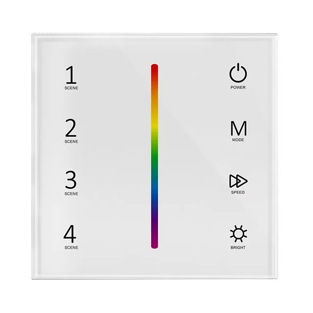 T3-1-W настенный сенсорный экран панель RGB контроллер