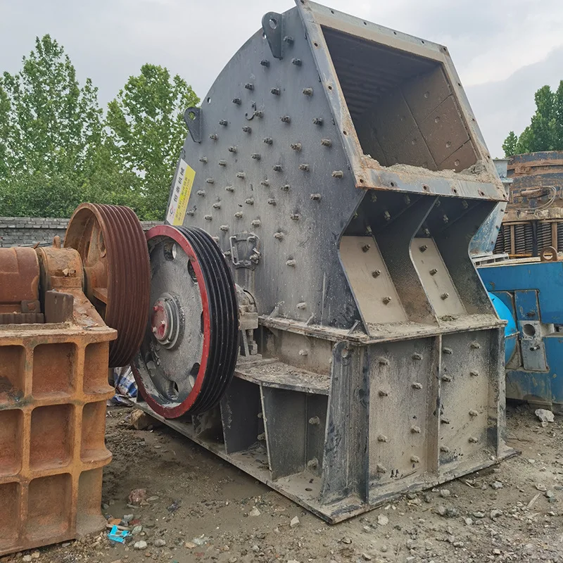 used mini diesel engine hammer mill crusher second hand coal glass gold ore rock crushing stone crusher machine price