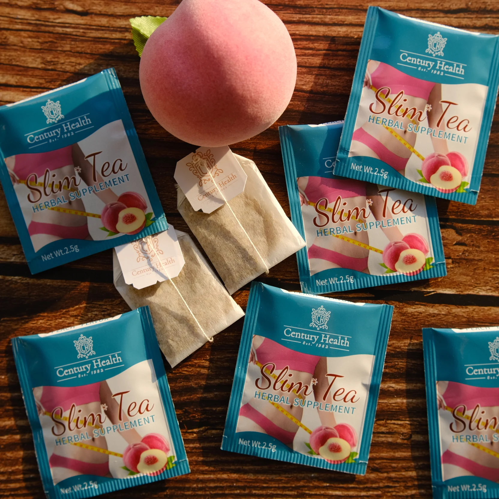 box slim tea double chamber fruit flavor fast slimming tea