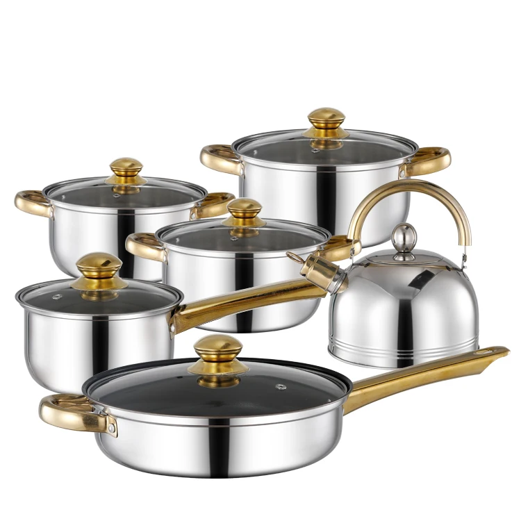 Convenient Kitchen Cookware Set adjustable cooking pot set non-stick cookware wholesale camping cookware set