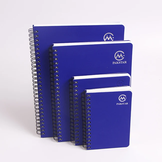 Customized Printing A5 lined dotted ruled Promotional soft cover stationery Custom spiral notebook