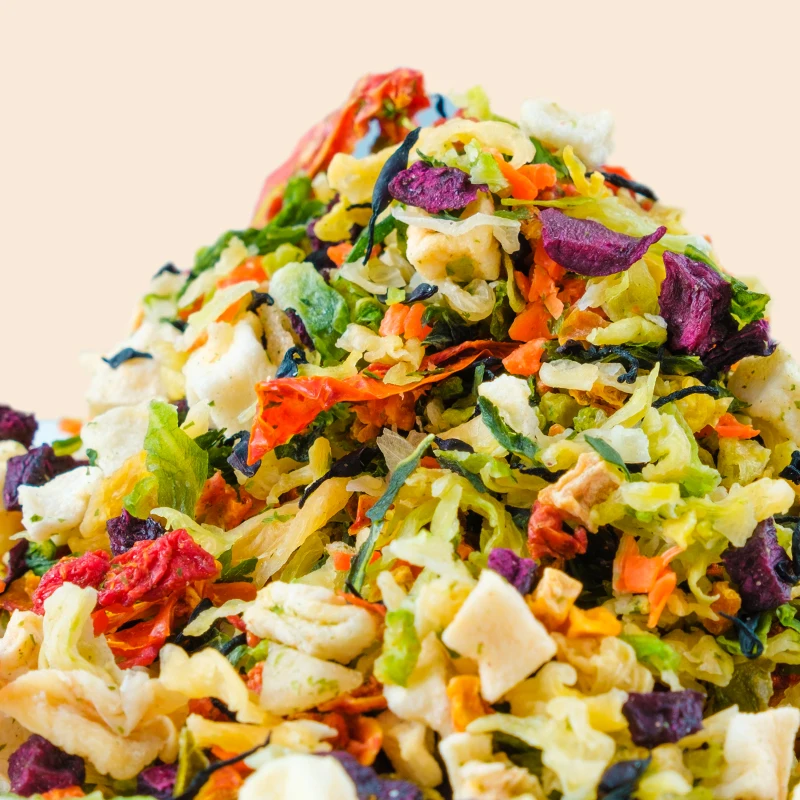 Pet dog dried vegetables freeze-dried fruits and vegetables snacks Teddy puppy food mate salad mixed dehydration small