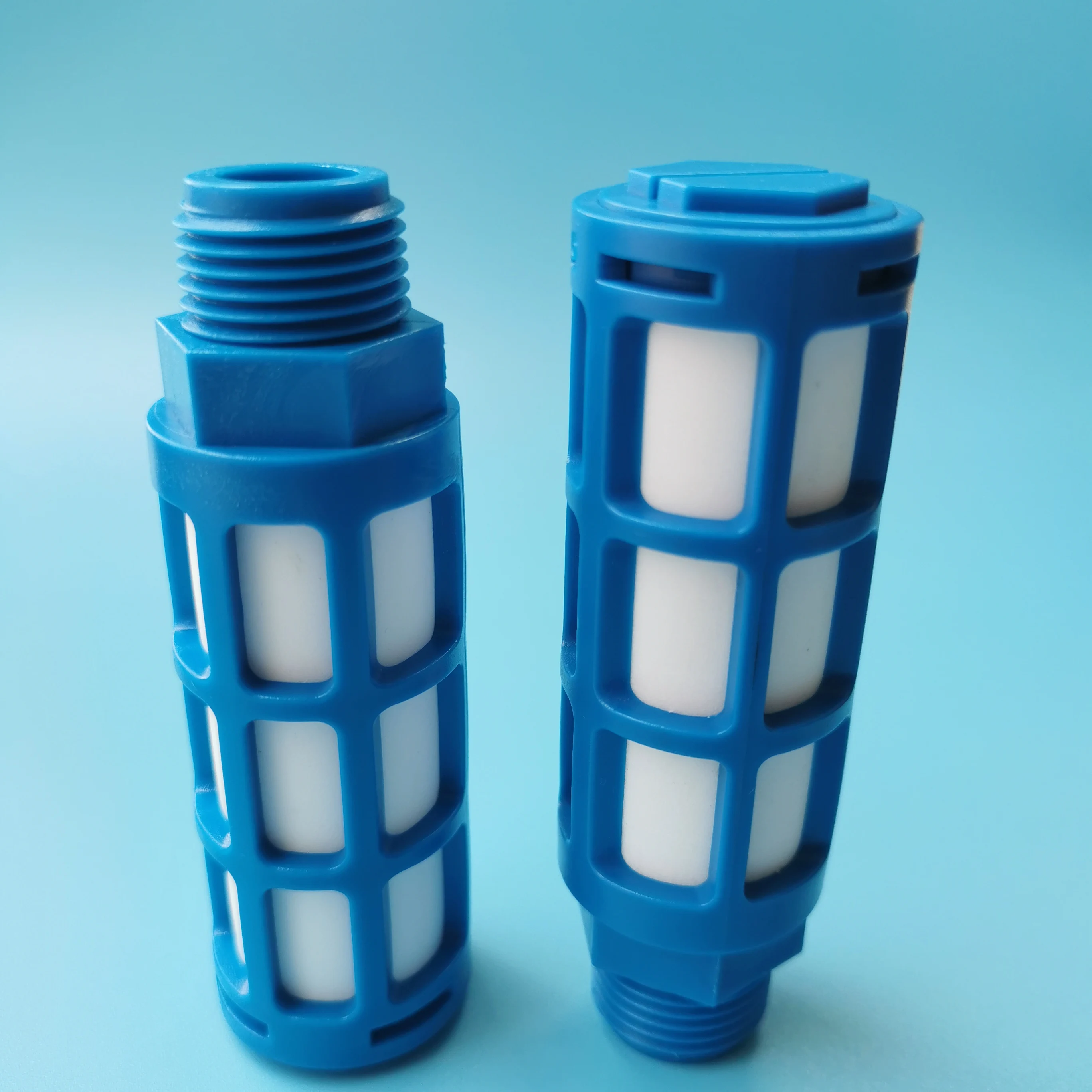 G1/2 high performance PSU pneumatic exhaust noise innovative porous plastic air silencer Muffler