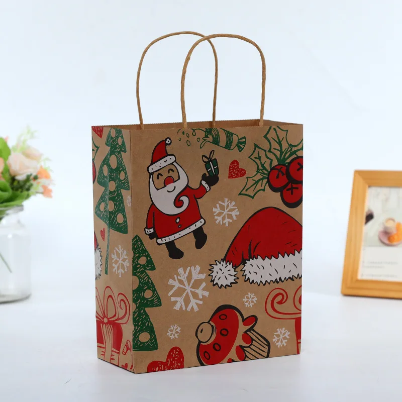 Eco friendly biodegradable present gift bag special delivery christmas bags