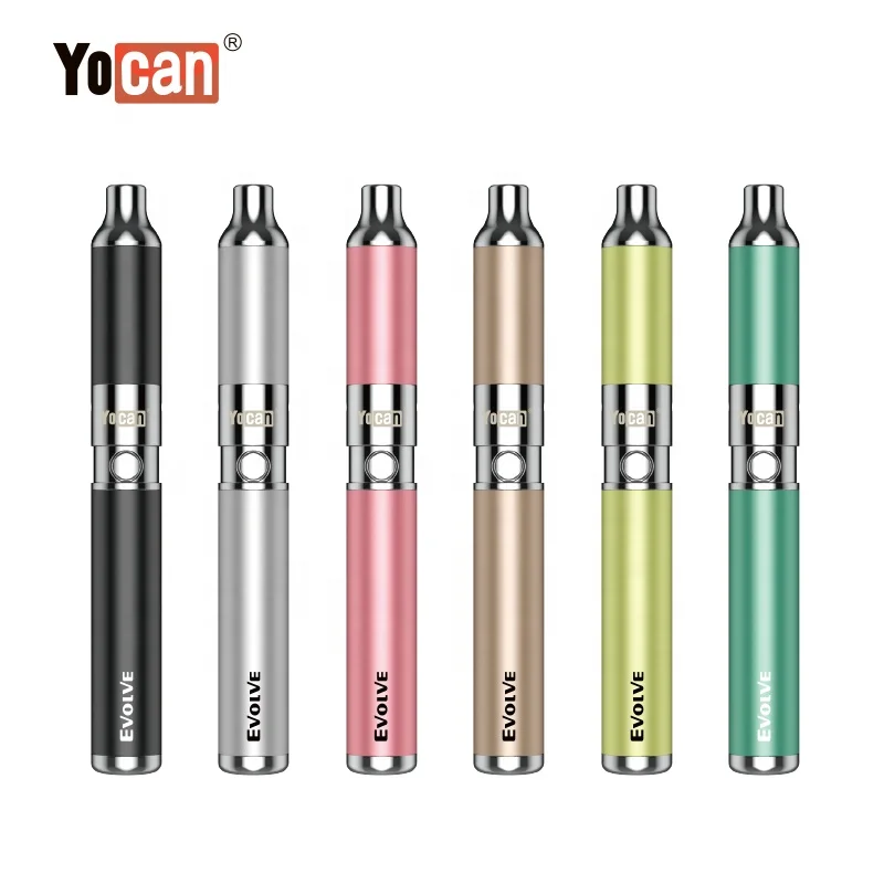 Hot Selling Evolve Vape Pen Hardware Quartz Dual Coil Yocan Vapes Brand For Concentrate