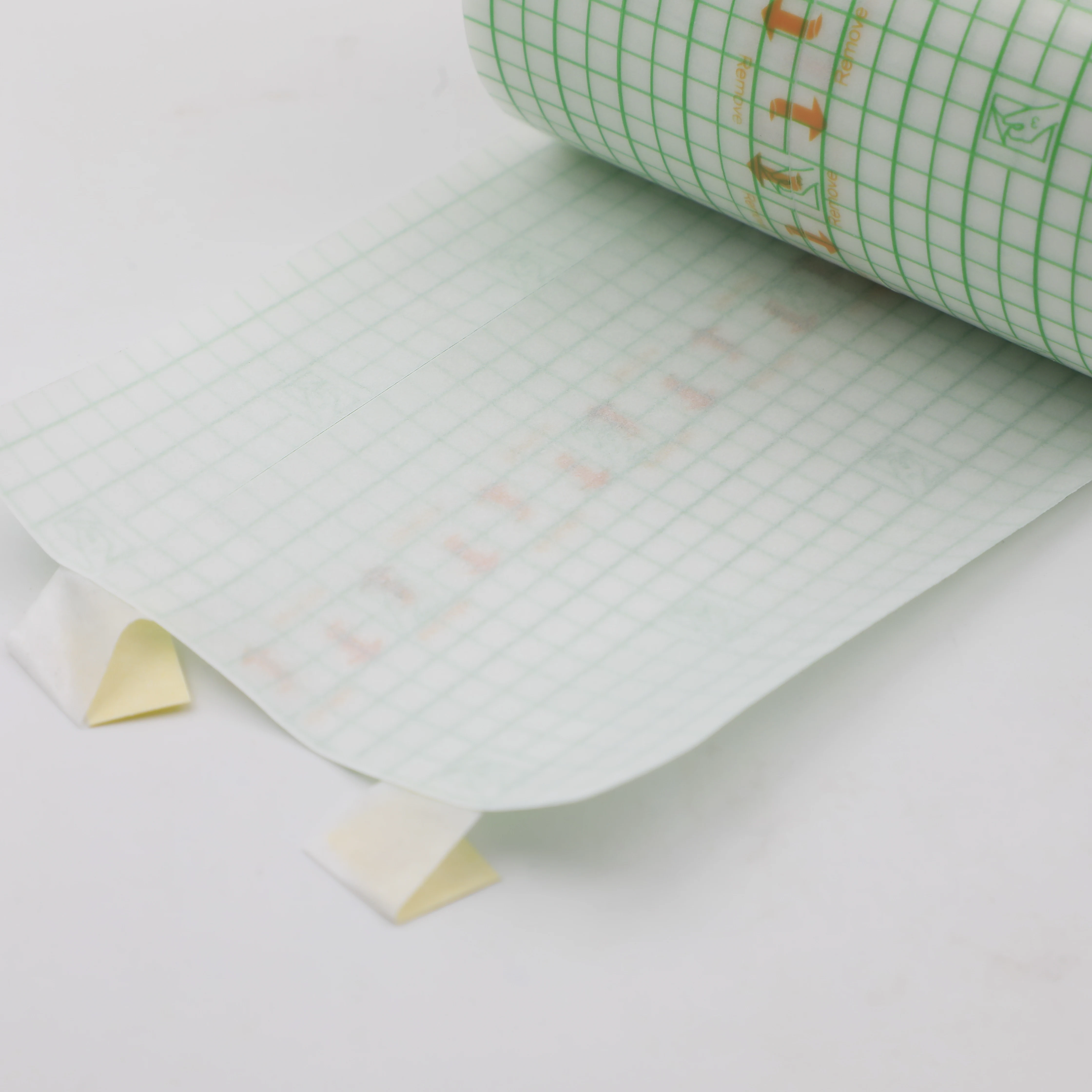 Best selling transparent waterproof adhesive pu film wound dressing roll medical pu film wound dressing roll