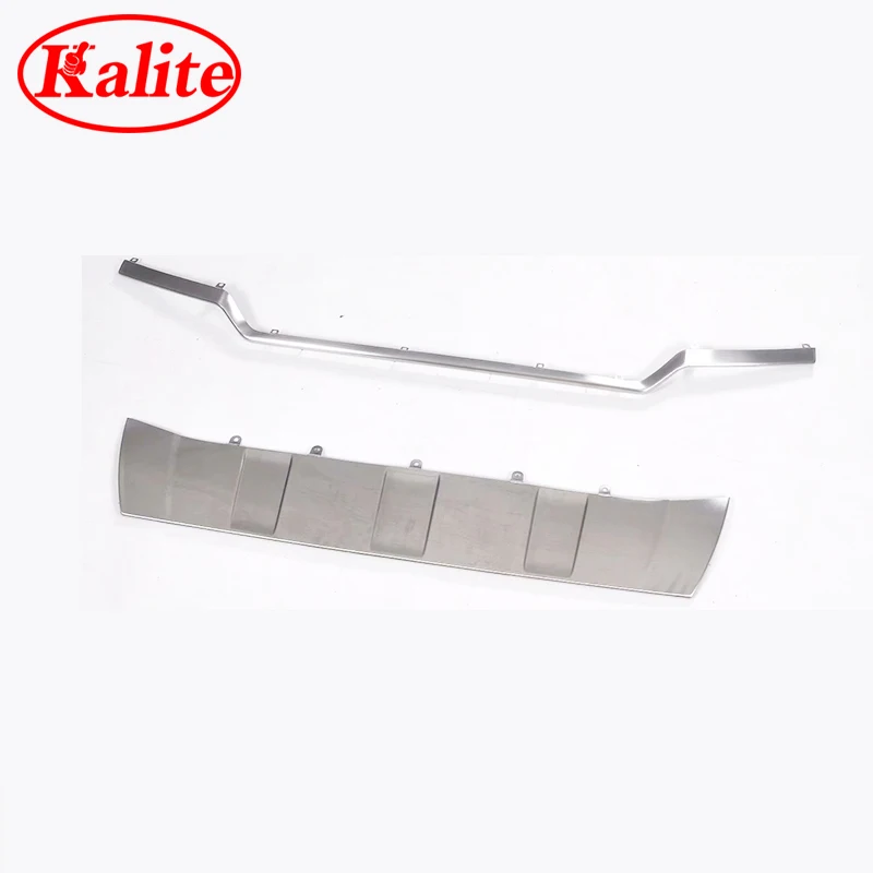 Klt-A-034-HighQuality защита переднего/заднего бампера из нержавеющей стали, противоскользящая пластина для автомобиля Porsche Cayenne 2018