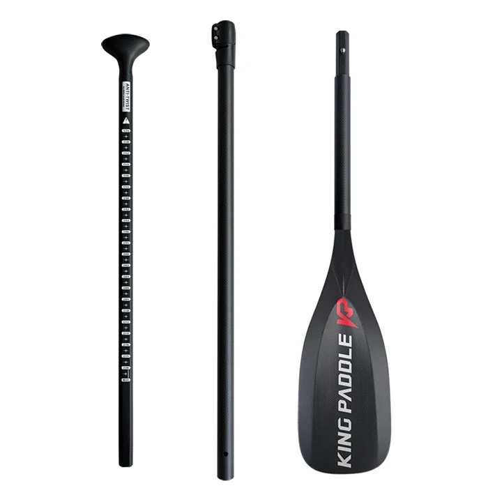 Unisex Lightweight Stand-up Paddleboard 3 Piece Adjustable Carbon SUP Paddle With Bag