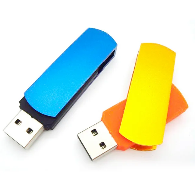 Sublimation Usb memory drive 4GB 8GB Rotating swivel usb flash drive