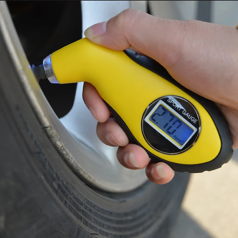 LED light digital tire pressure gauge