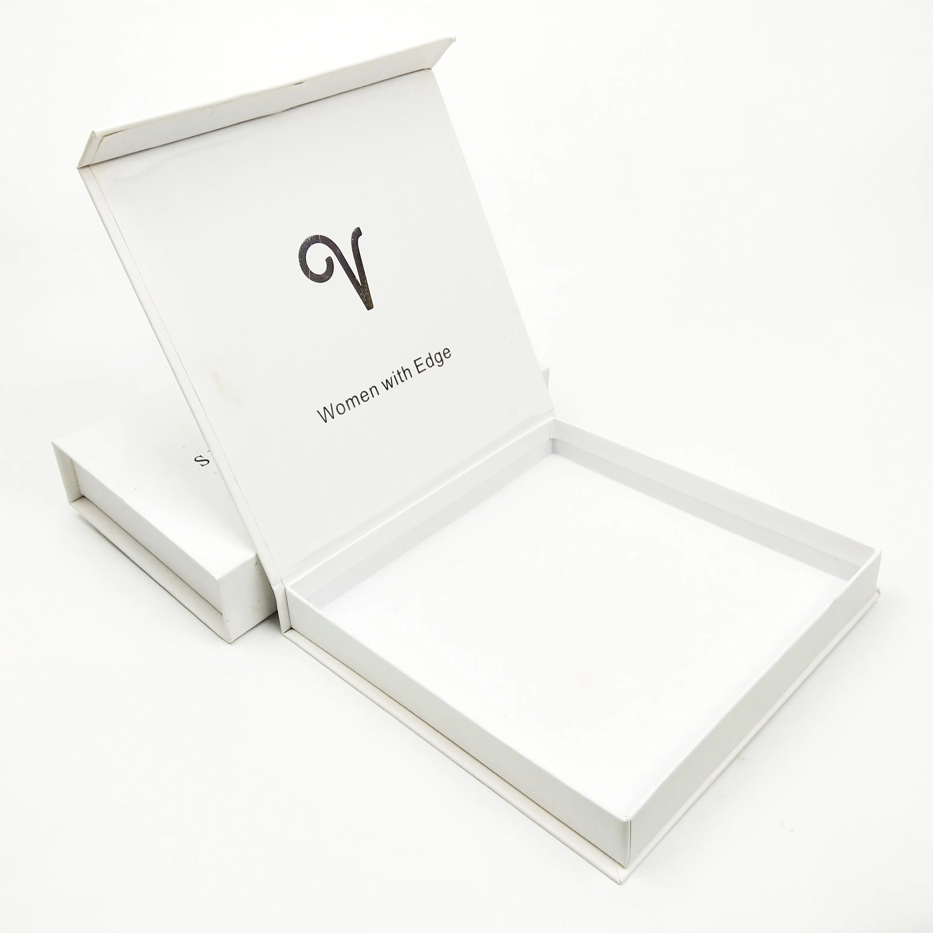 Manufacturer Custom Logo Recyclable Rigid Cardboard Book Shape  Box With Magnetic for Luxury Gift Packaging