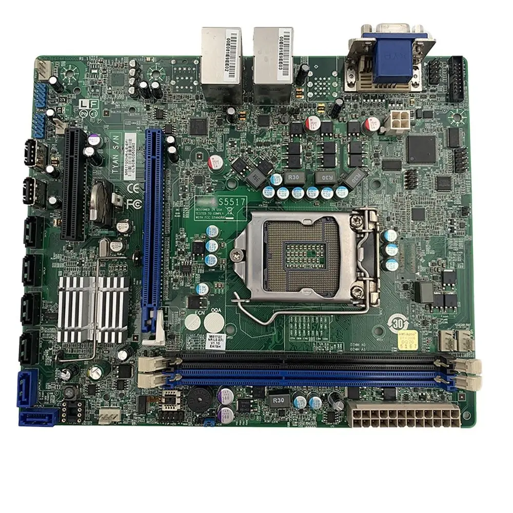 Оригинальный Серверная материнская плата для Тян S5517 S5517AG2NR LGA1155 DDR3 огненно-E200-07 Canon C700 C750 C800 C850