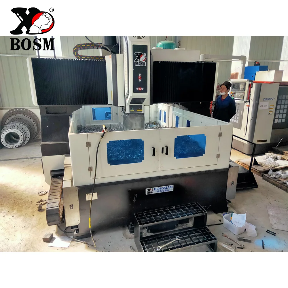 custom made cnc gantry Self-centering high speed drilling and milling machine cnc big drilling machine