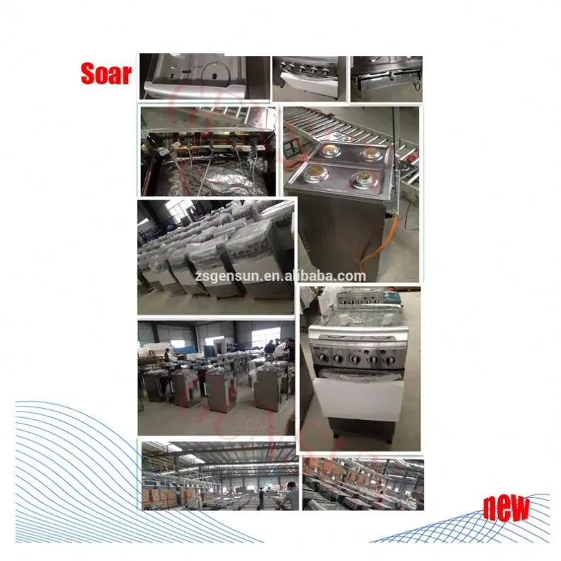 20 дюймов стоящая 3 газовая горелка 1 плита для приготовления пищи и духовка