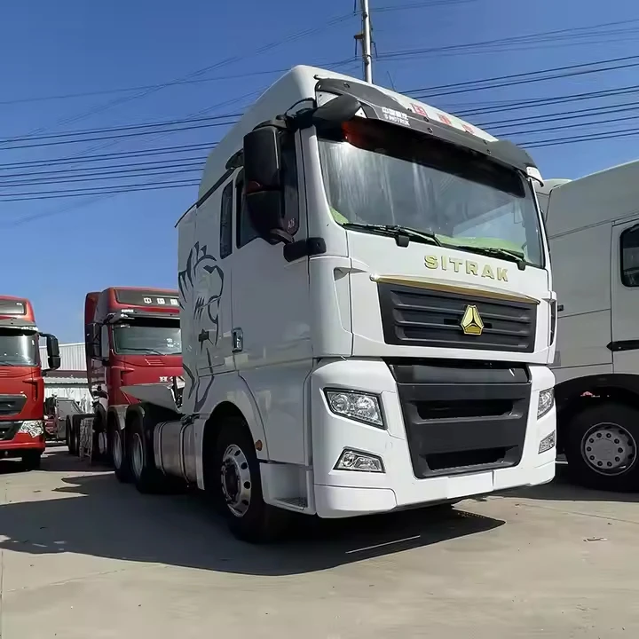 In Stock New and Used Sitrak HOWO G7 Tractor 6*4 Truck Head 540 HP Diesel Trailer Prime Mover ZZ4256V324HE1B