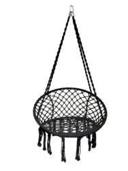 Качели для патио, качели из полихлопкового шнура, Подвесные качели для сада, качели для гамака для спальни