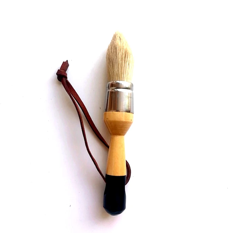 Трафаретная кисть для меловой краски с деревянной ручкой annie sloan